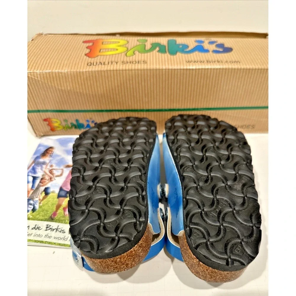 Birkenstock Birki's Kids EU 27 US C9 Narrow Kay Clog Birko-Flor Lighthouse Shoes